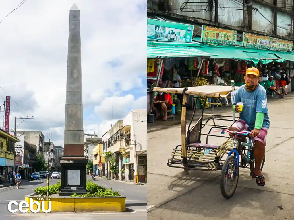 Colon Street and Carbon Market are important landmarks in Cebu City