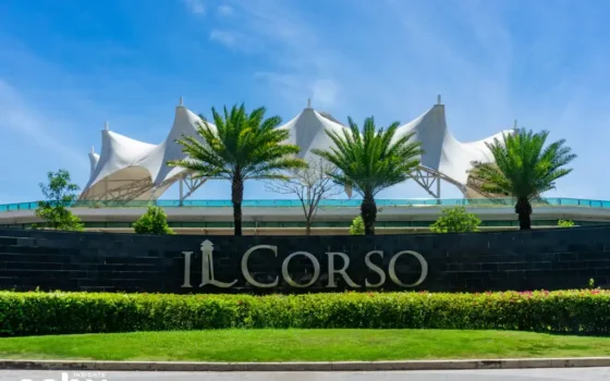 Signage of the Il Corso Island Mall in Talisay City