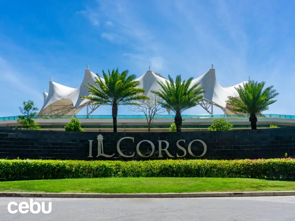 Signage of the Il Corso Island Mall in Talisay City