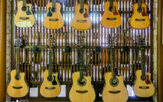 guitars at Alegre, the most popular Cebu guitar factory