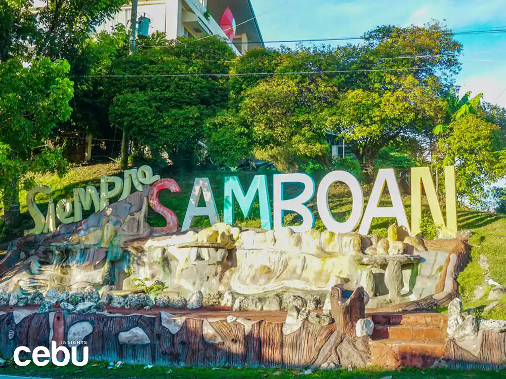 Siempre Samboan sign in Southern Cebu