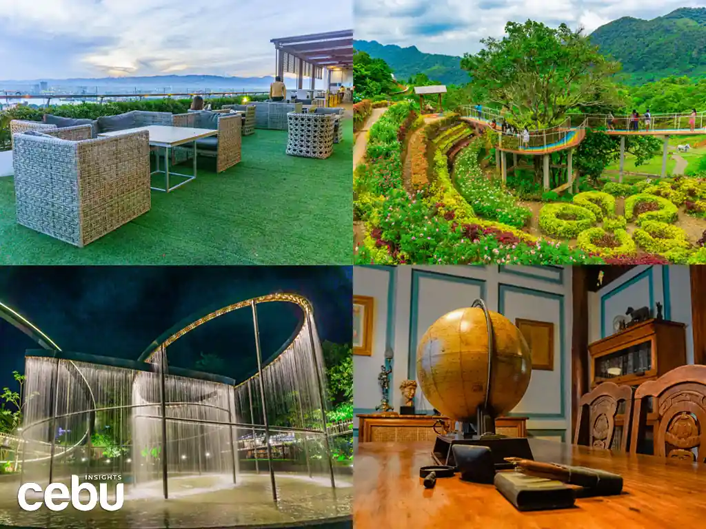 Collage of the best Cebu date spots