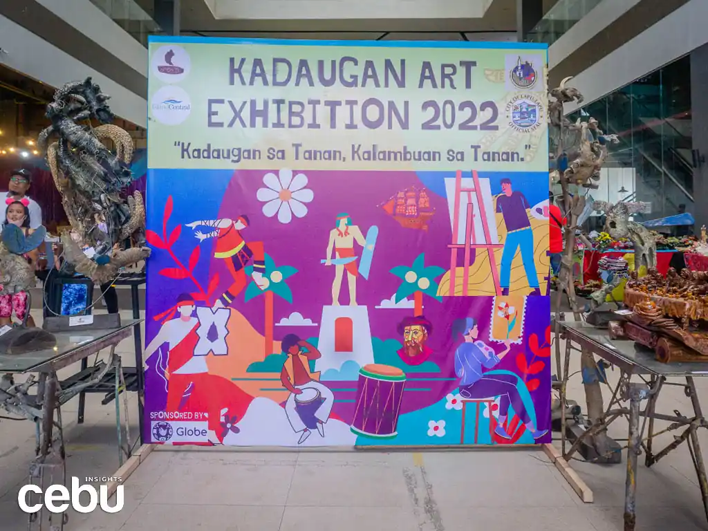 The Mactan Art Fest signage at the entrance of the Island Central Mall
