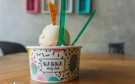 artisan ice cream from Kakka Dairy Bar