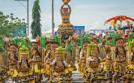 Sinulog 2023 contingent performing during the Grand Parade
