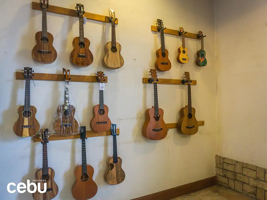 Guitars and Ukuleles at the Susing’s Guitar Factory