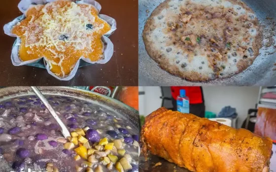 Collage of famous Cebuano dishes