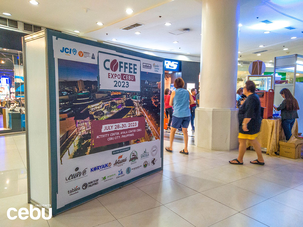 Logo of the Coffee Expo Cebu 2023 at Ayala Center Cebu
